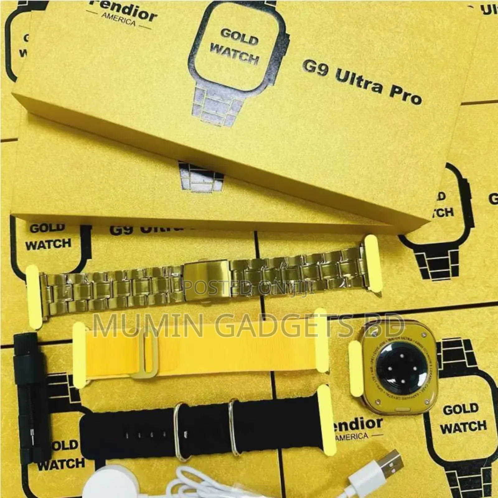 G9 Ultra Pro Gold Color Smartwatch