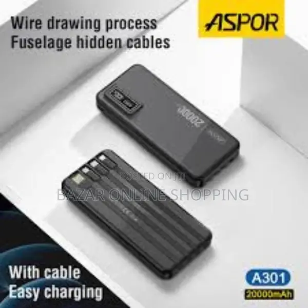 Aspor 20000mah Power Bank
