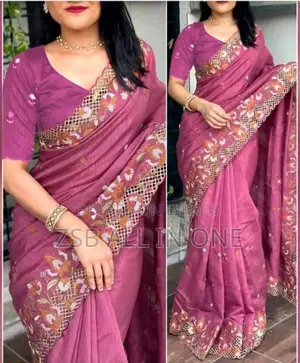 শাড়ি: সফট ওয়েটলেস জর্জেট