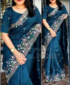 শাড়ি: সফট ওয়েটলেস জর্জেট