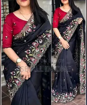 শাড়ি: সফট ওয়েটলেস জর্জেট