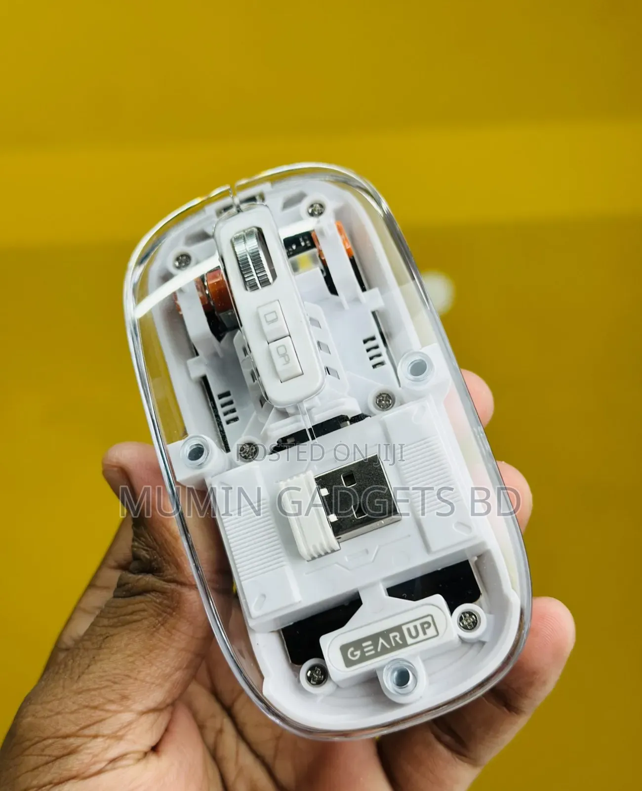 Transparent Bluetooth 2.4 Mouse