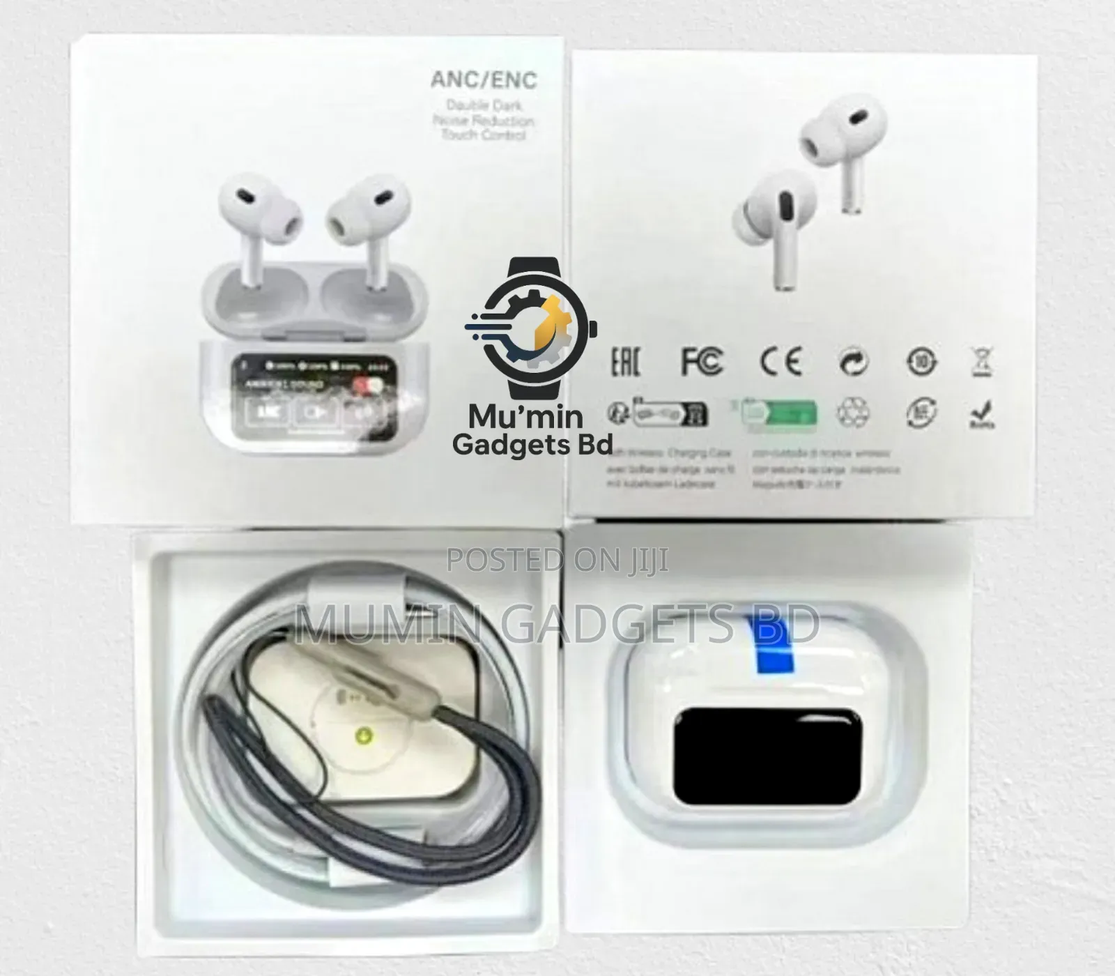 A9 Pro Anc + Enc With Touch Screen Display