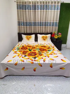 King Size Full Cotton Panel Bedsheet With Pillow Covers
