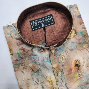 Indian Cotton Gorgeous Karchupi Panjabi – Premium Collection