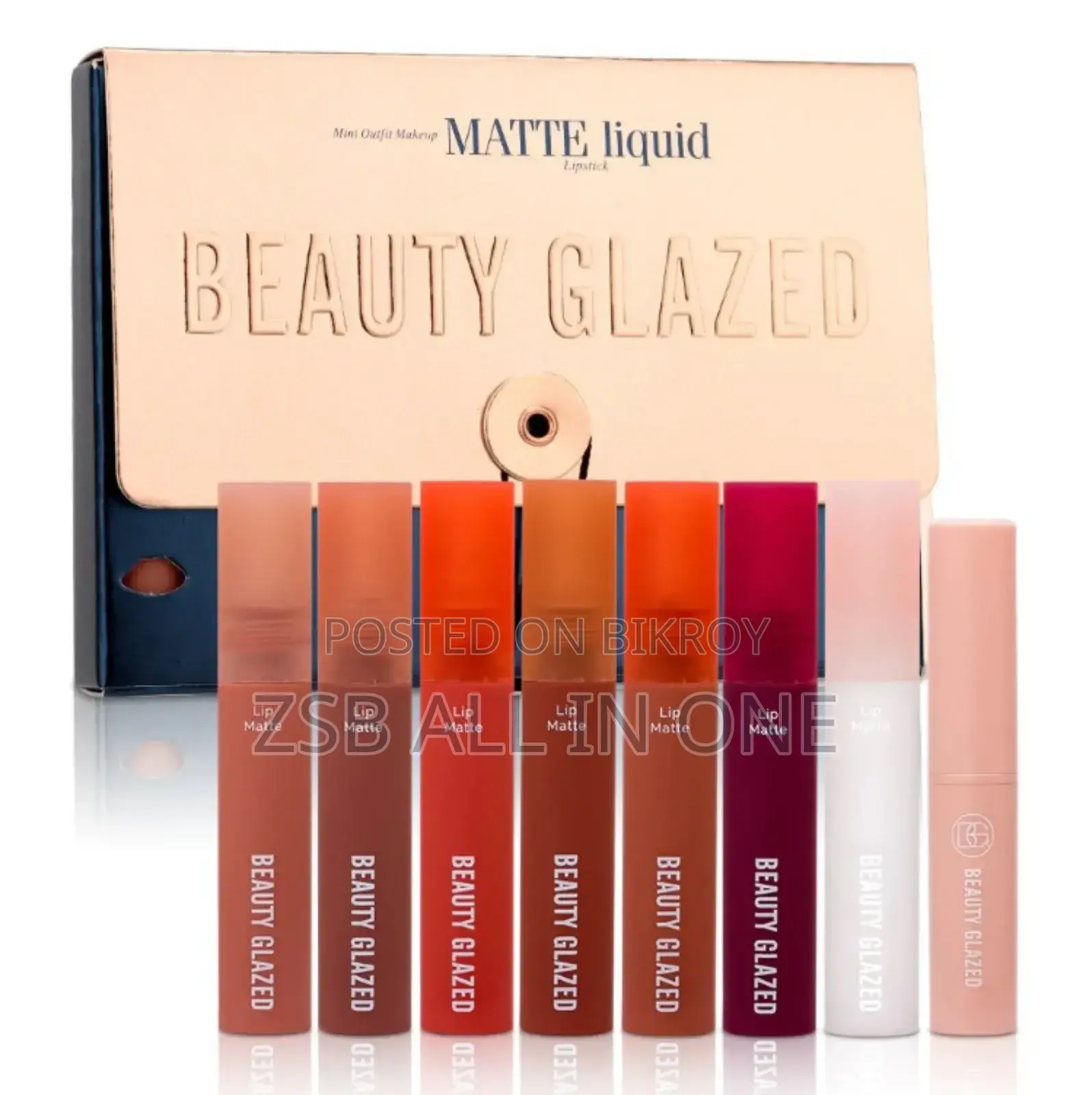 Beauty Glazed Matte Long Lasting Lipsticks Set of 8