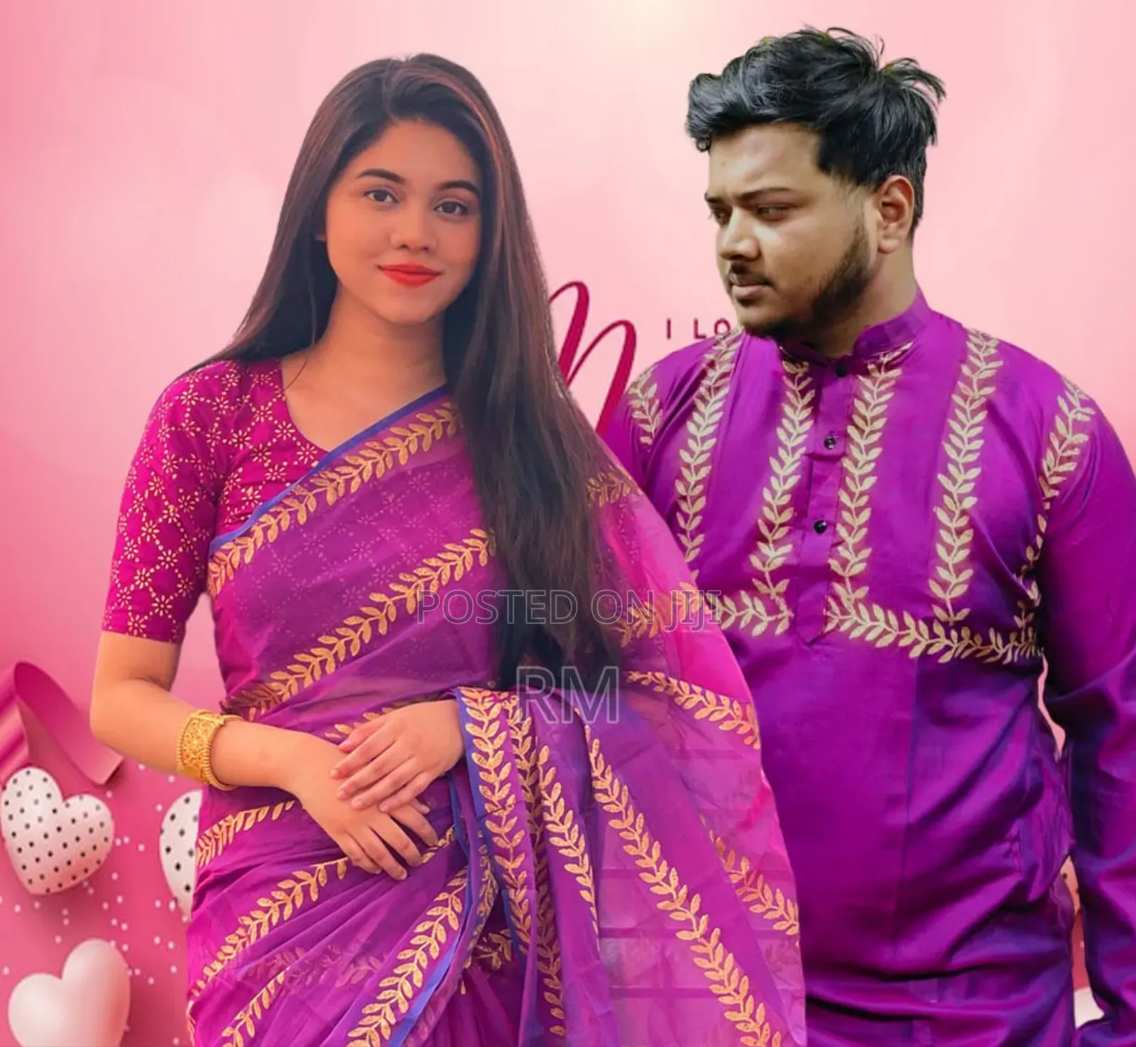 Sharee Panjabi Couple With Blouse Piece