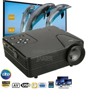 Photo - Portable Mini Projector Led Projector Video Home Cinema