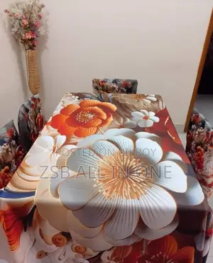 3D প্রিন্টেড ডাইনিং চেয়ার টেবিল কভার