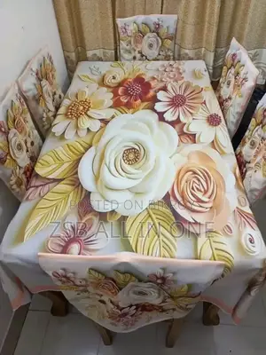 3D প্রিন্টেড ডাইনিং চেয়ার টেবিল কভার