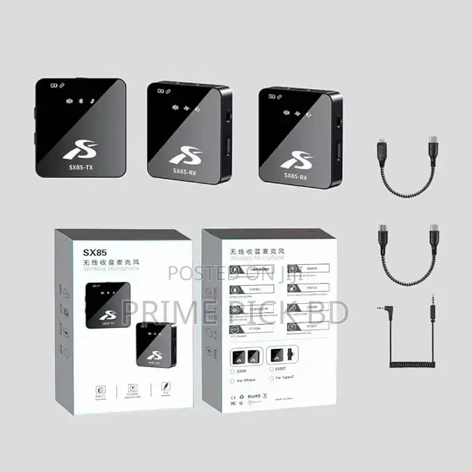 The Sx85 Dual Wireless Microphone