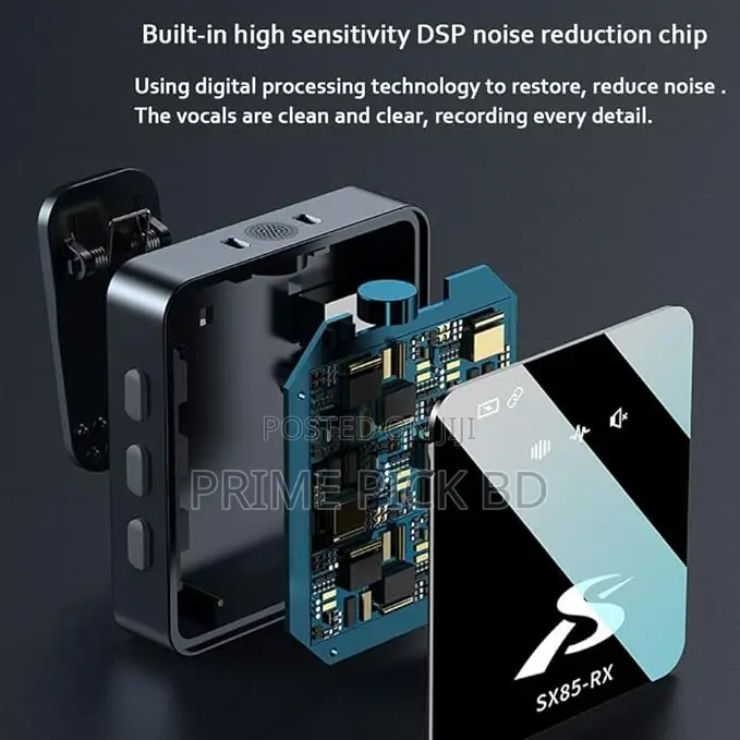 The Sx85 Dual Wireless Microphone