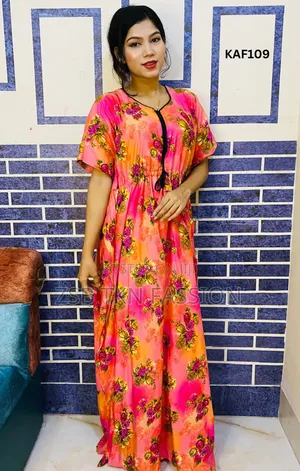 Long Kaftan Maxi of China Linen