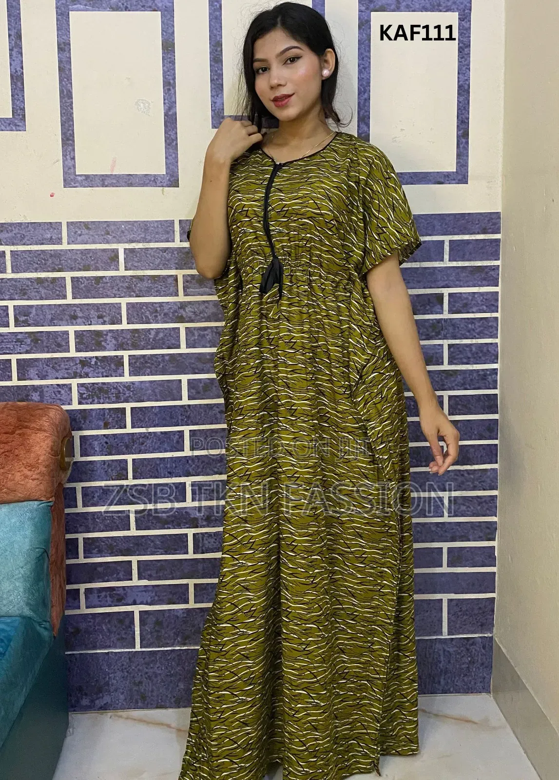 Long Kaftan Maxi of China Linen