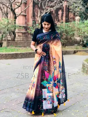 মেয়েদের জন্য চান্দেরি সিল্ক শাড়ি