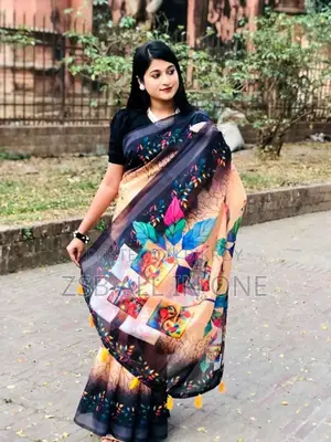 মেয়েদের জন্য চান্দেরি সিল্ক শাড়ি