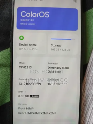 Photo - Oppo F17 128 GB Black