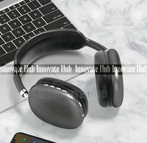 P9 Pro Plus Wireless Over-Ear Headphone-Black