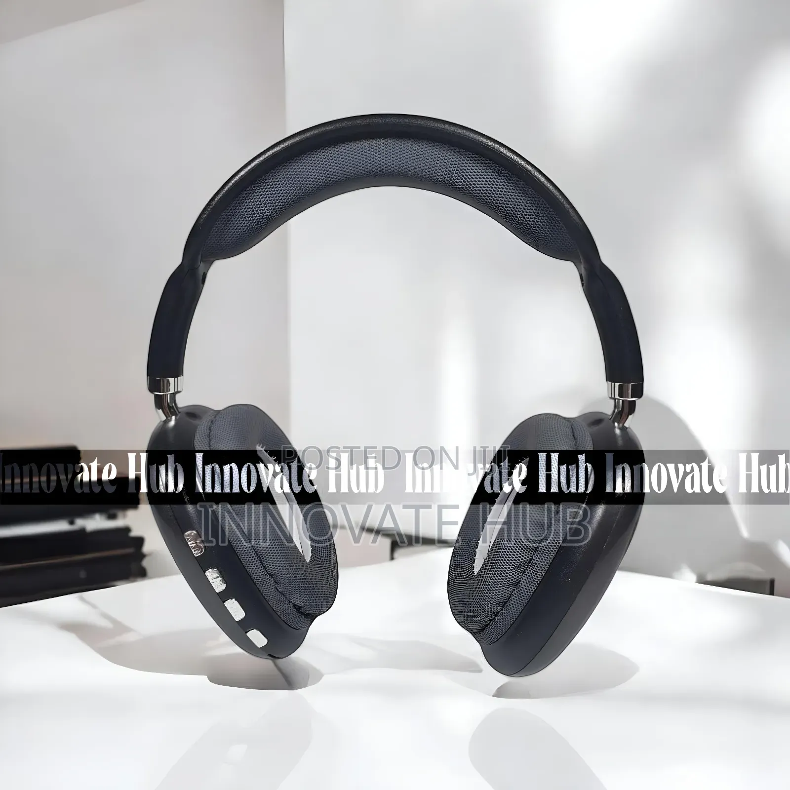 P9 Pro Plus Wireless Over-Ear Headphone-Black