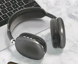 P9 Plus Max Wireless on Ear Headphone Black