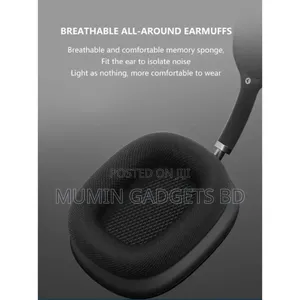 P9 Plus Max Wireless on Ear Headphone Black