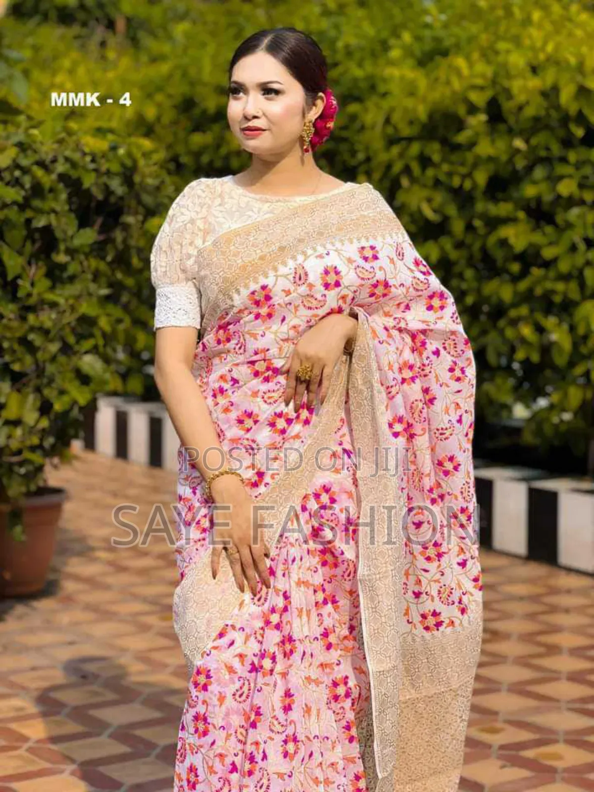 Half Silk Screen Print Sharee