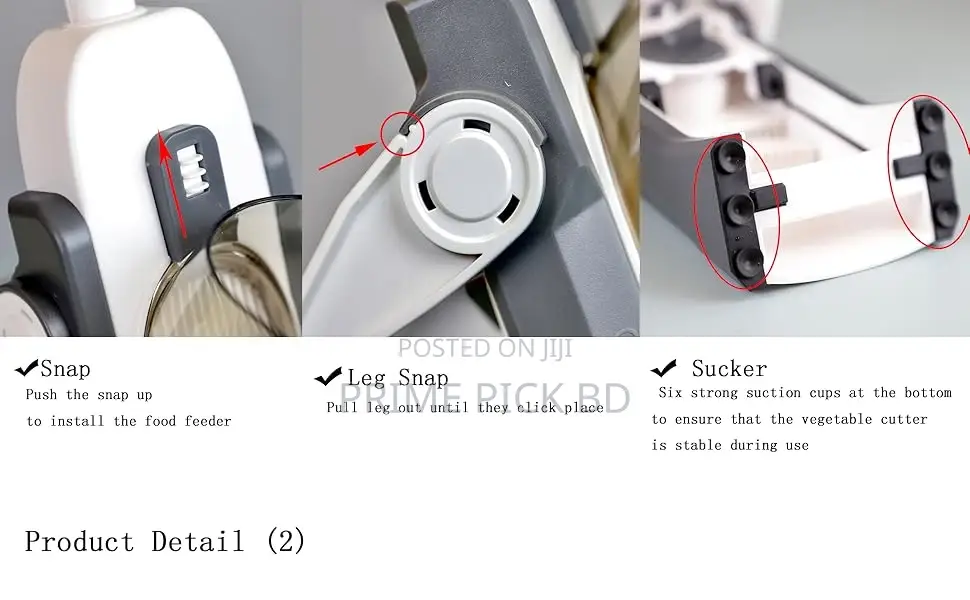 Mandoline Slicer Safe Vegetable Cutter – Multipurpose