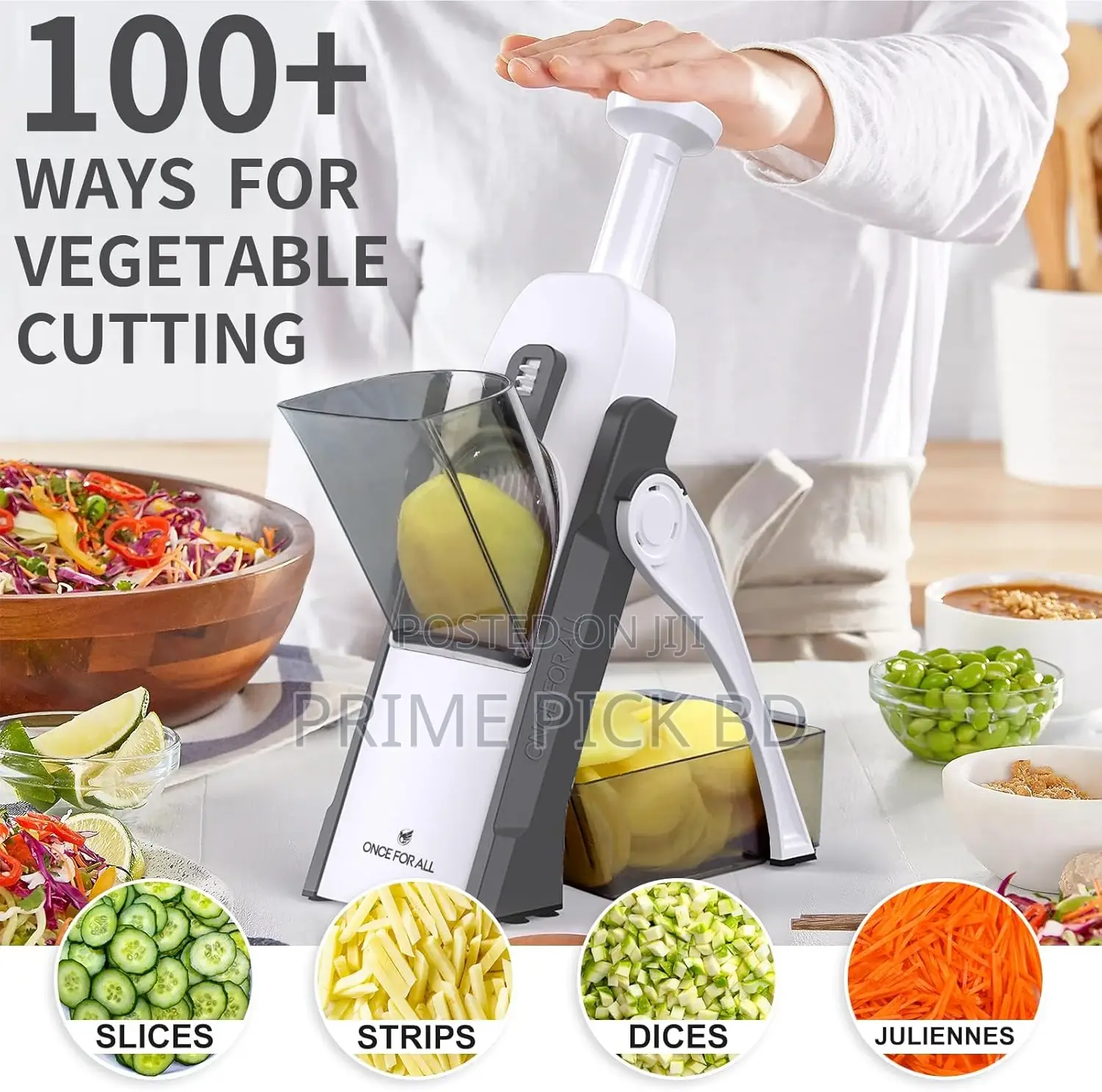 Mandoline Slicer Safe Vegetable Cutter – Multipurpose