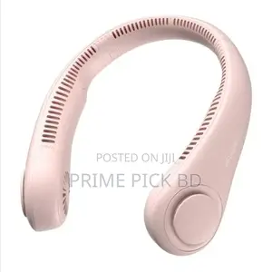 Photo - Bladeless Neck Fan – Rechargeable Cooling With Usb Port