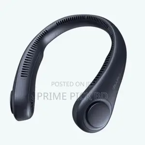 Bladeless Neck Fan – Rechargeable Cooling With Usb Port