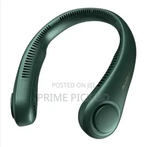 Bladeless Neck Fan – Rechargeable Cooling With Usb Port