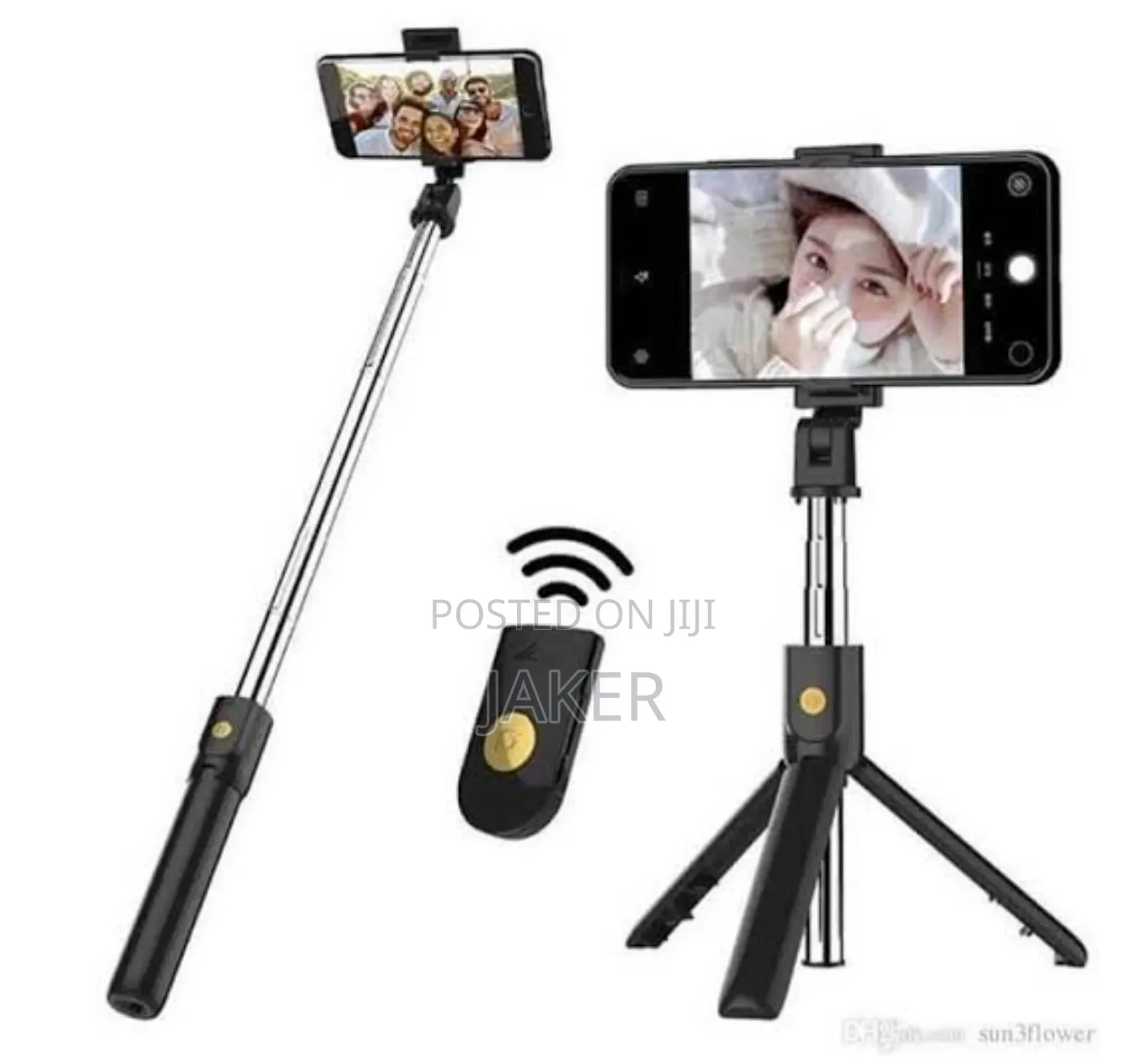  2 in 1 Selfie Stick Tripod Bluetooth Selfie Stand