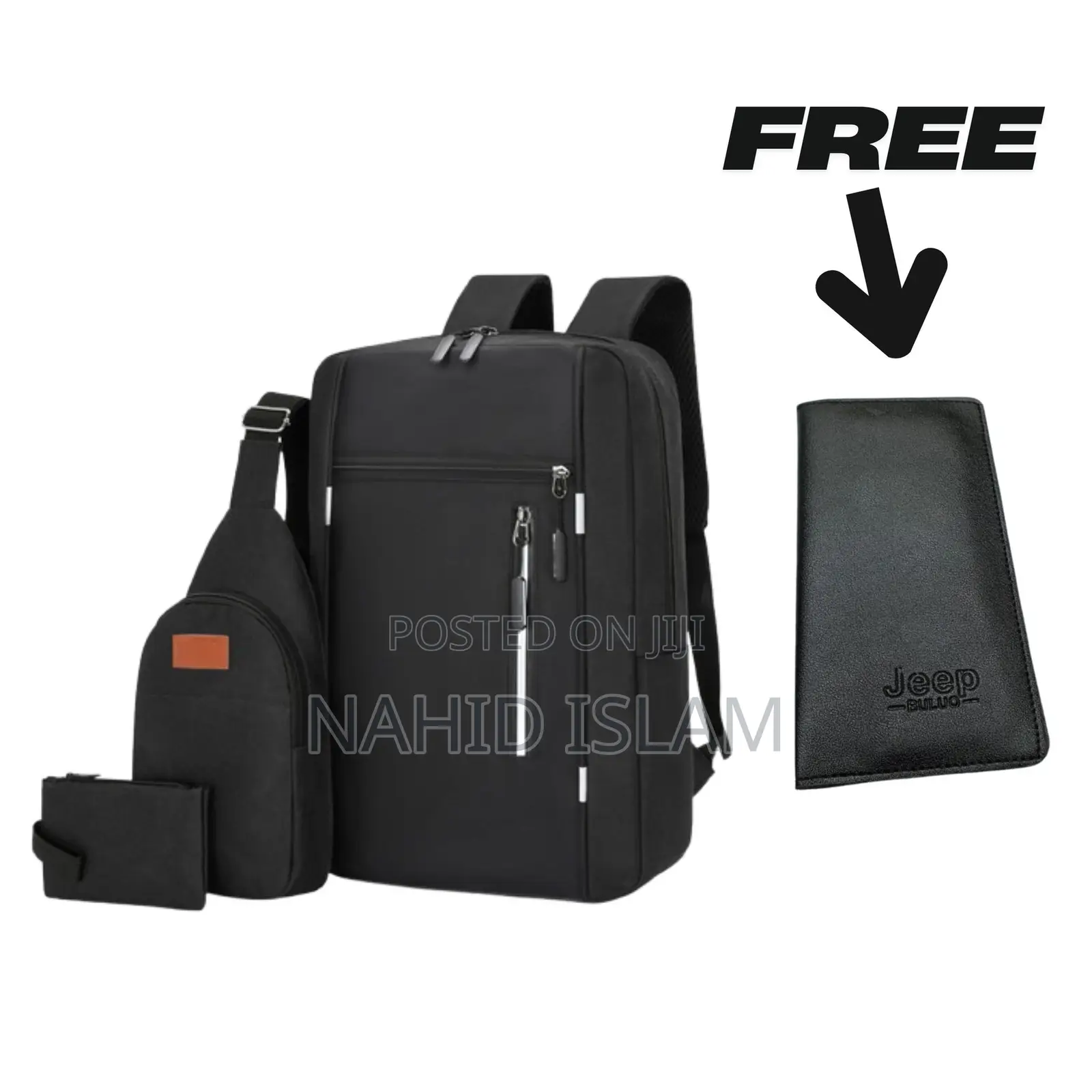 Premium Travel Bag Set 3.1 + Free Wallet