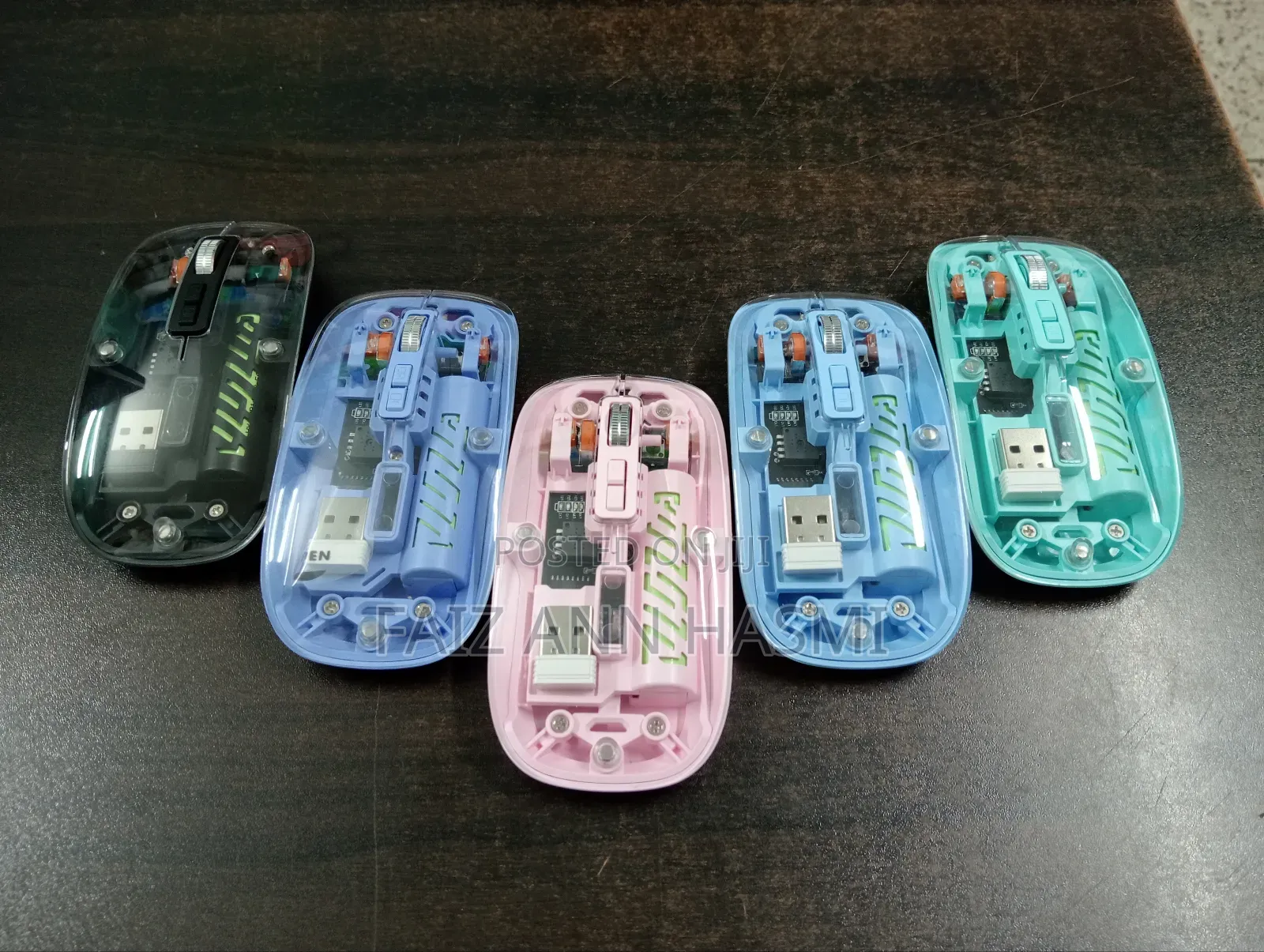 Wireless Transparent Type-C Rechargeable Mouse