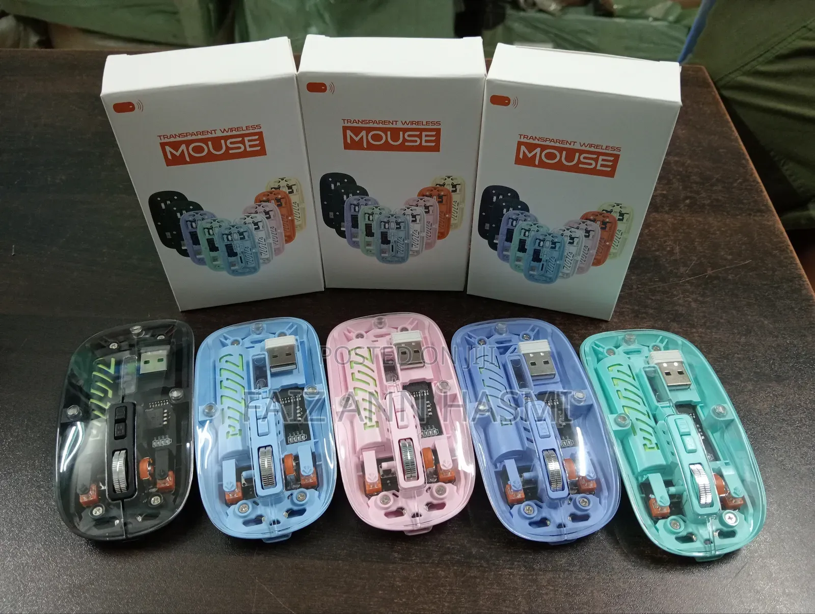 Wireless Transparent Type-C Rechargeable Mouse
