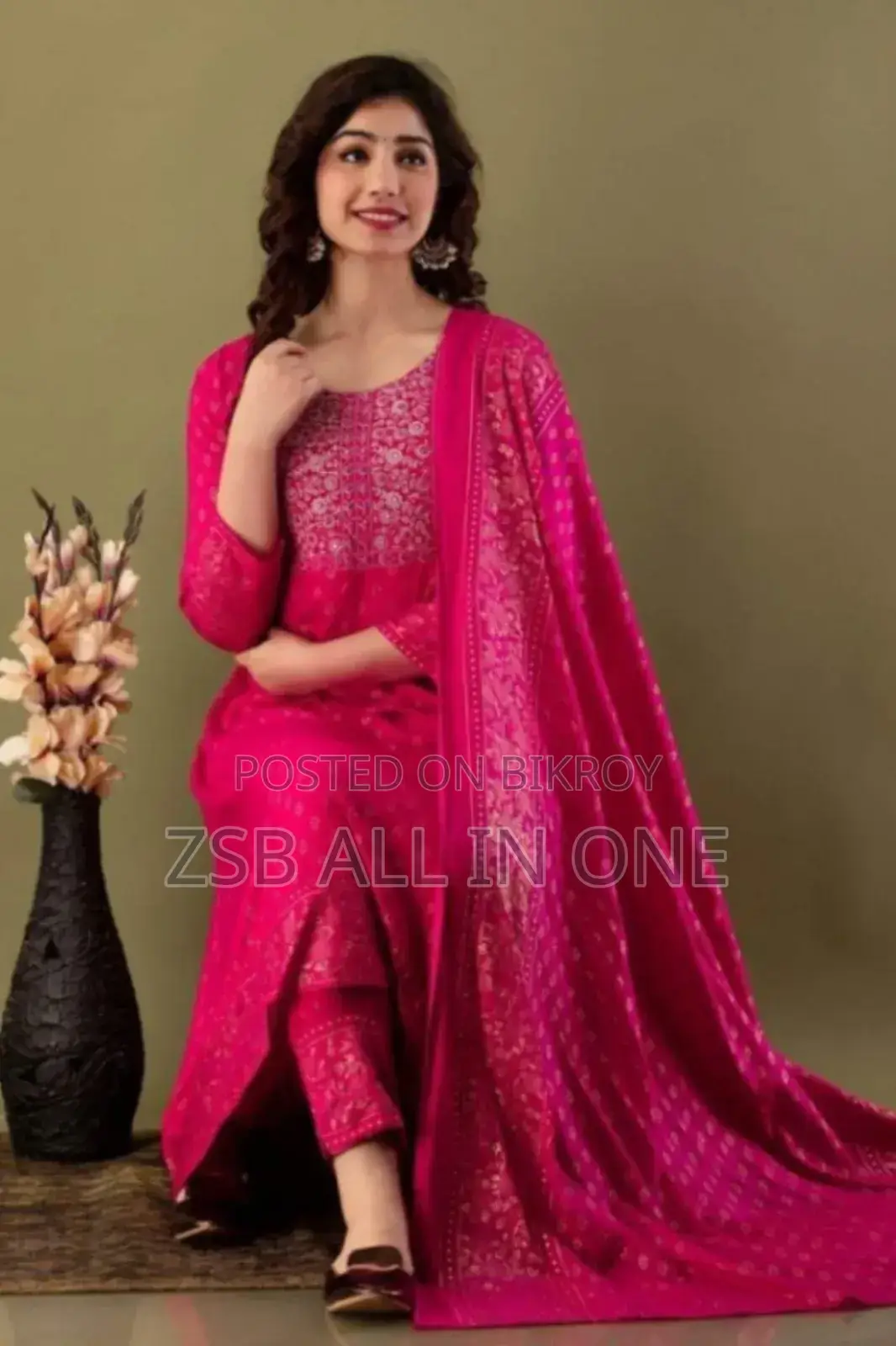 Unstitched Afsan Print Cotton 3-Piece