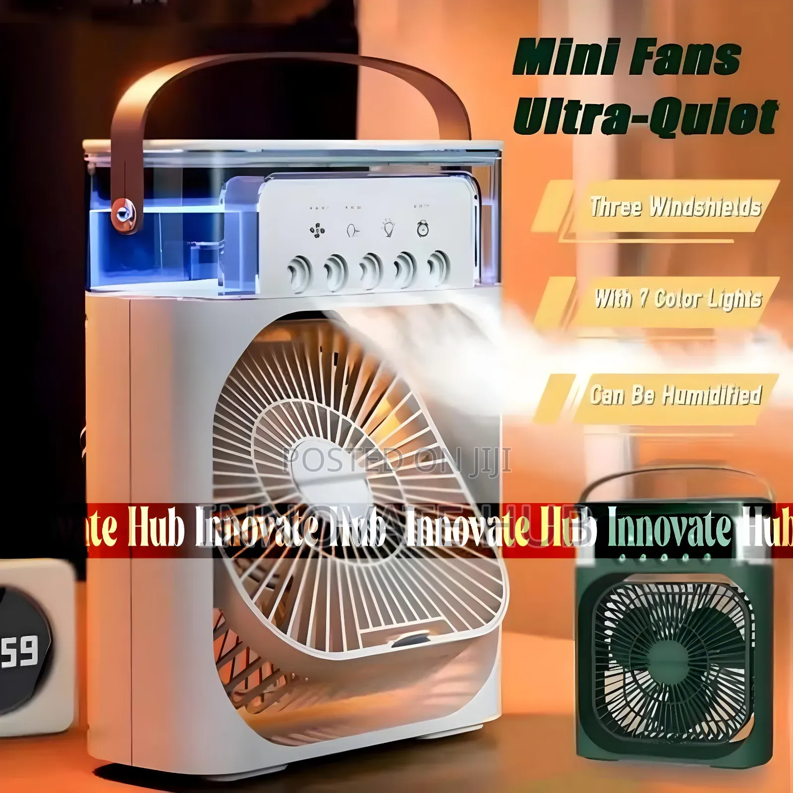 Portable Mini Water Air Cooler Table Fan