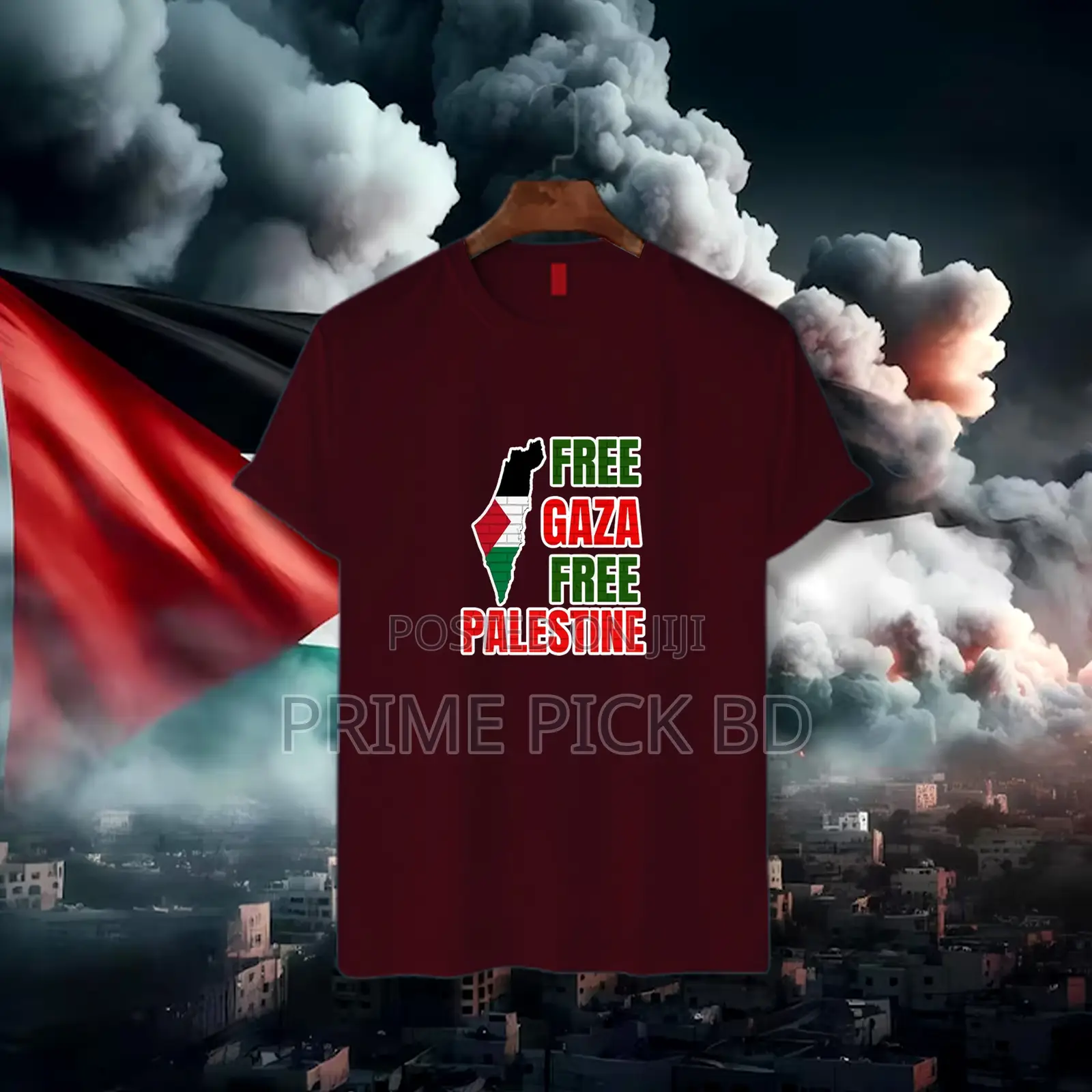 Free Palestine Viral Meme Cotton T-Shirts