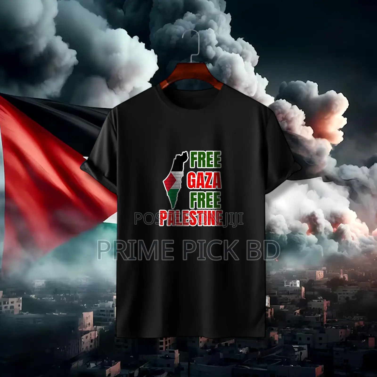 Free Palestine Viral Meme Cotton T-Shirts