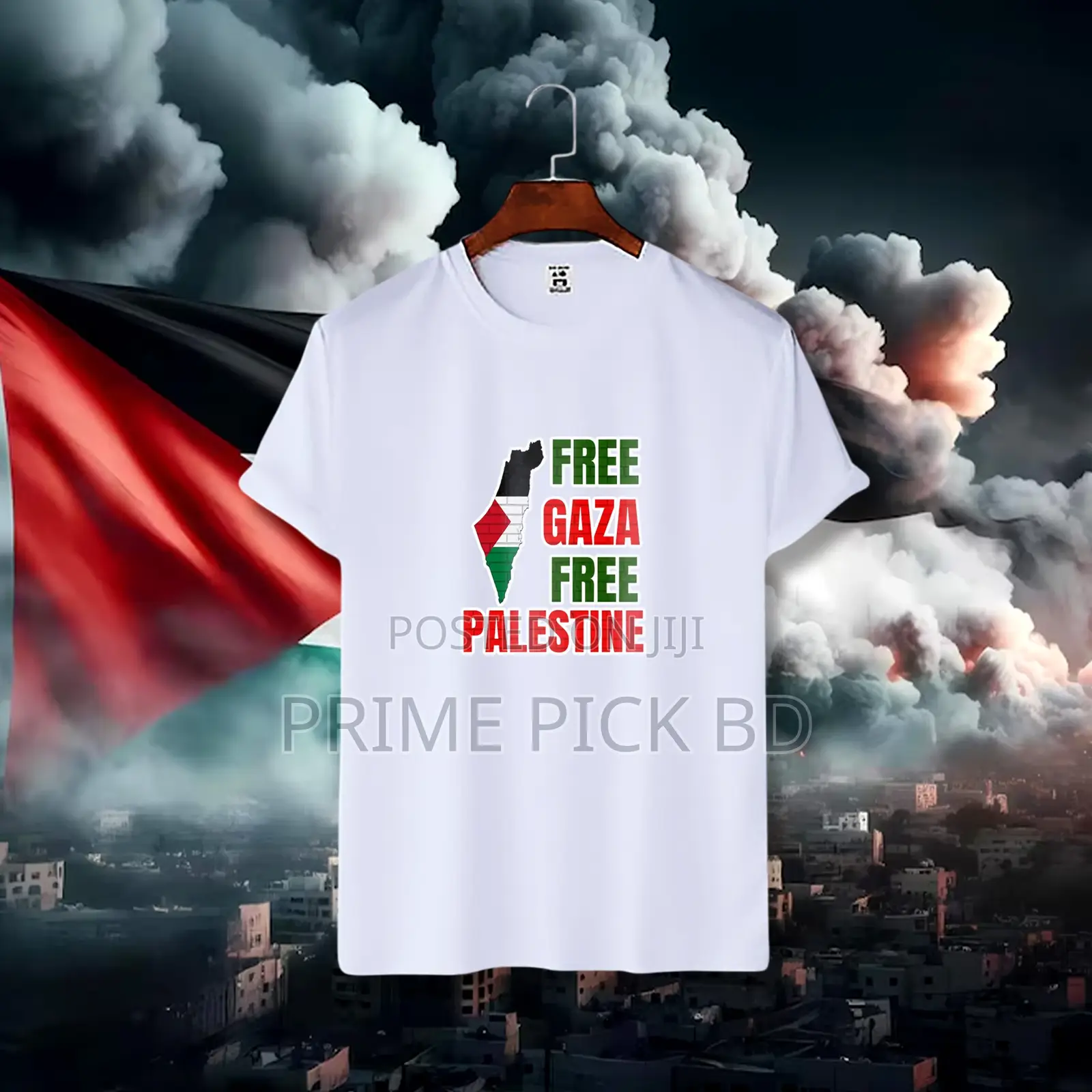 Free Palestine Viral Meme Cotton T-Shirts