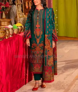 Premium Quality Digutal Print Readymade Three Piece