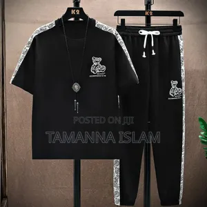 Drop Shoulder Mash T-Shirt and Trouser