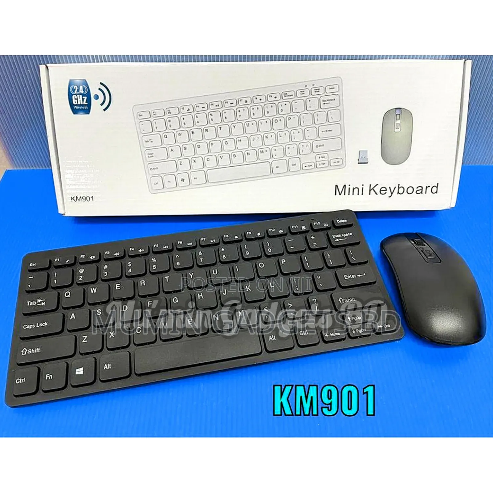 Mini Wireless Keyboard and Mouse With Dongles