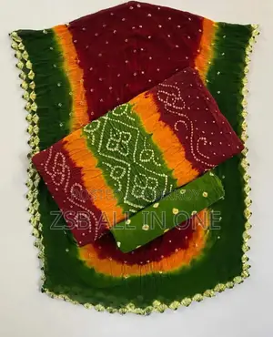 মেয়েদের জন্য চুন্দি বাটিক থ্রি-পিস