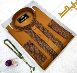 Embroidered Tencel Cotton Panjabi