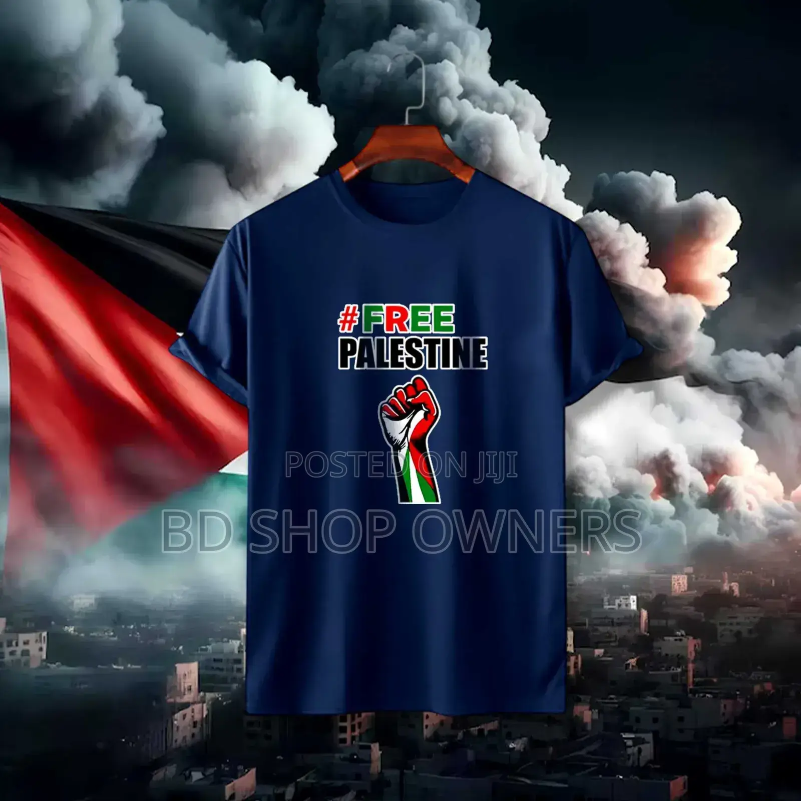Free Palestine Cotton T-Shirt