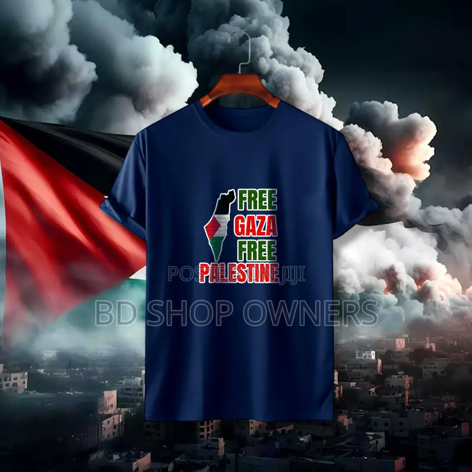 Free Palestine Cotton T-Shirt