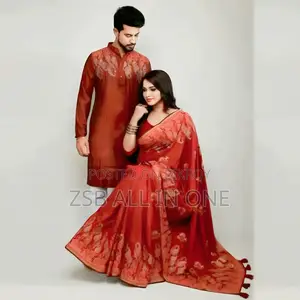 পাঞ্জাবি শাড়ি কম্বো সেট হট