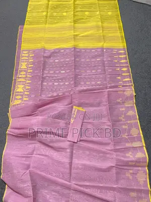 Photo - Premium Half Silk Jamdani Saree – Count 40