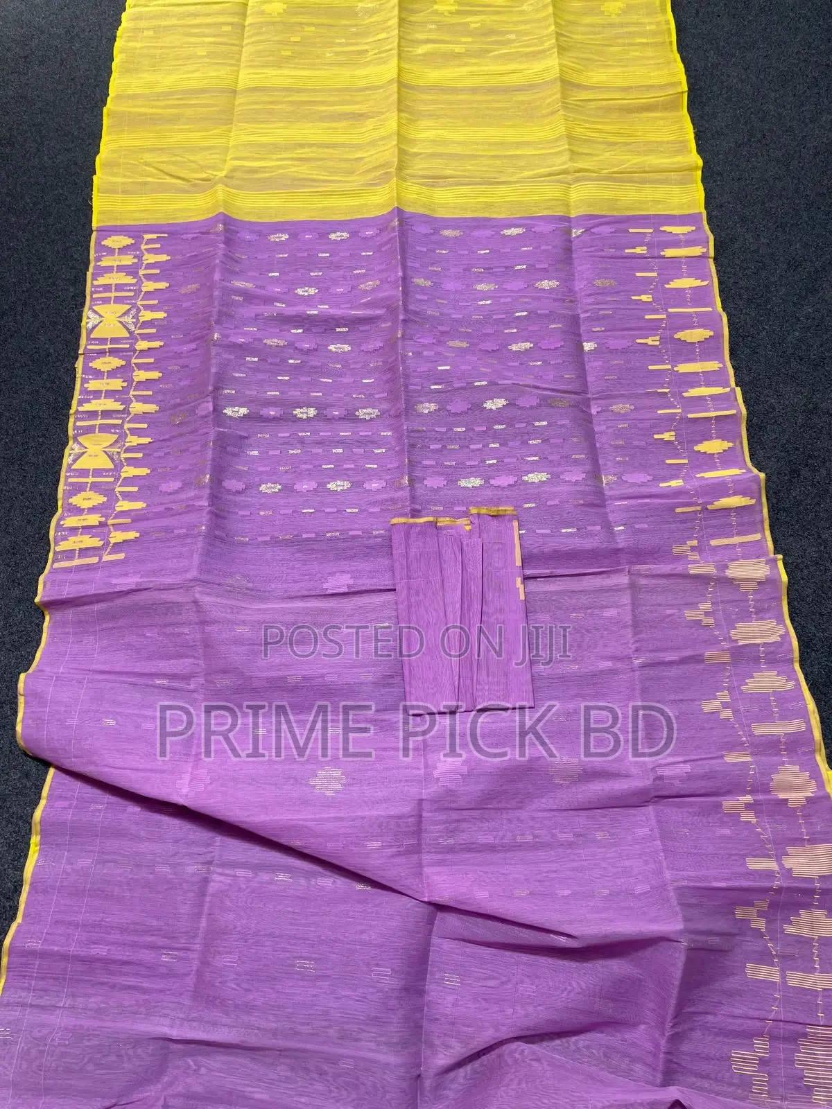 Premium Half Silk Jamdani Saree – Count 40